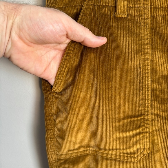 Banana Republic Women's Jogger Style Corduroy‎ Ankle Zip Pants Sz 6 Copper Brown - Picture 5 of 13